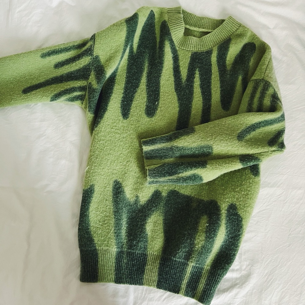 House of Sunny Green Sweater